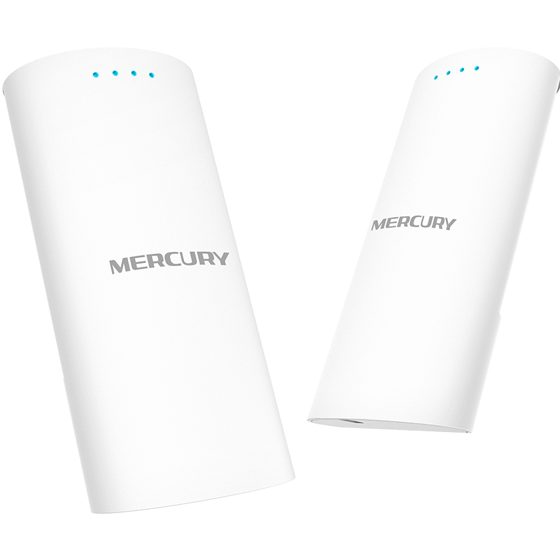 水星(MERCURY) 戶外無(wú)線網(wǎng)橋室外AP電梯監(jiān)控5g無(wú)線wifi發(fā)射對(duì)點(diǎn)橋接 MWB505S套裝( 百兆網(wǎng)口版)